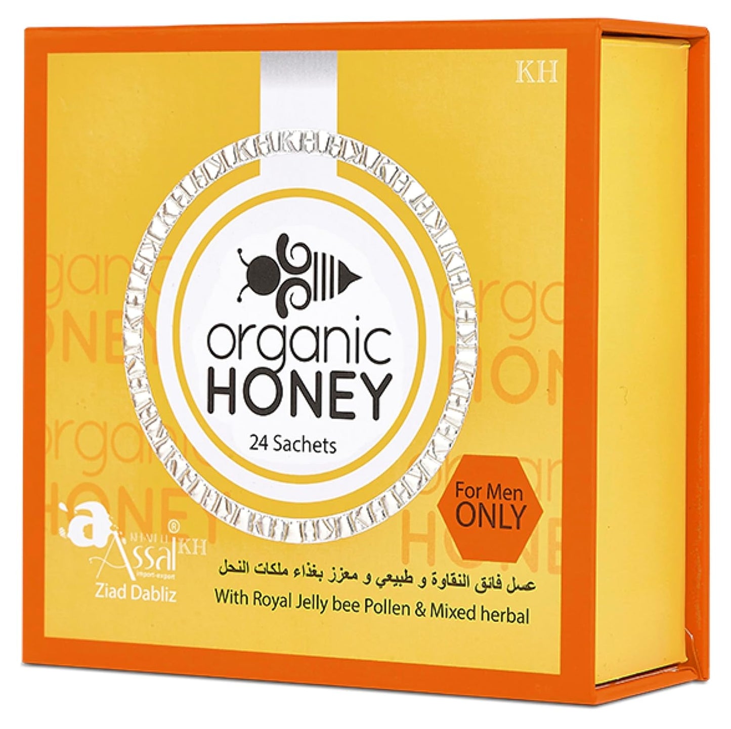 Organic Natural Honey (Large Pack of 24 Sachets 10Gram Each)